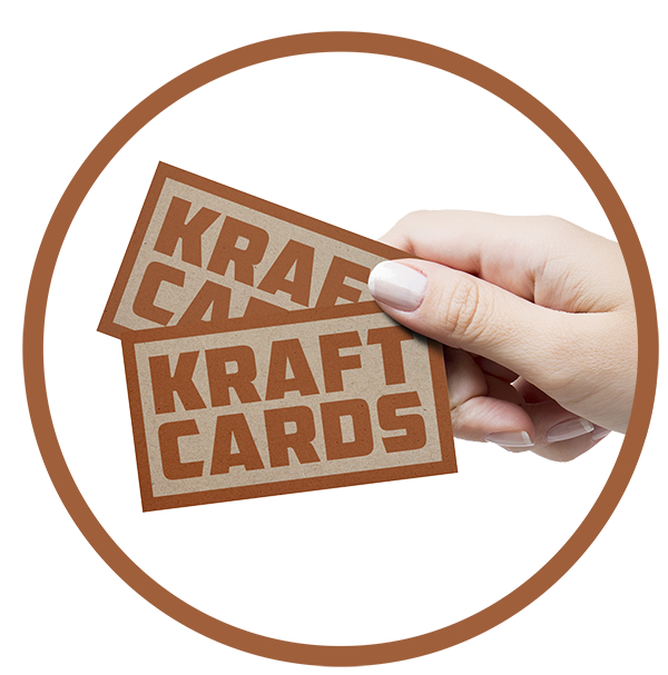 Kraft Natural Brown Business Cards
