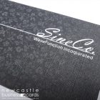 Printed Close Up Linen Business Card