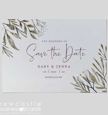 Linen Textured Invitation Printing