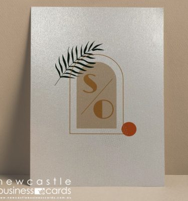 Silver Metallic Invitation Printing